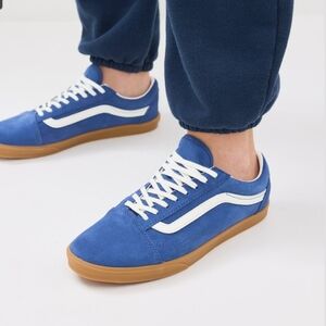 Vans Old Skool Lowpro Suede Navy Gum Sneaker NEW